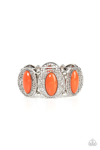 Eastern Escapade - Orange Paparazzi Accessories - VJ Bedazzled Jewelry
