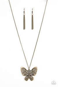 Butterfly Boutique - Brass - VJ Bedazzled Jewelry