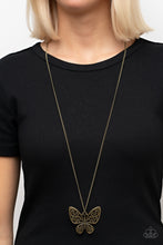 Load image into Gallery viewer, Butterfly Boutique - Brass - VJ Bedazzled Jewelry
