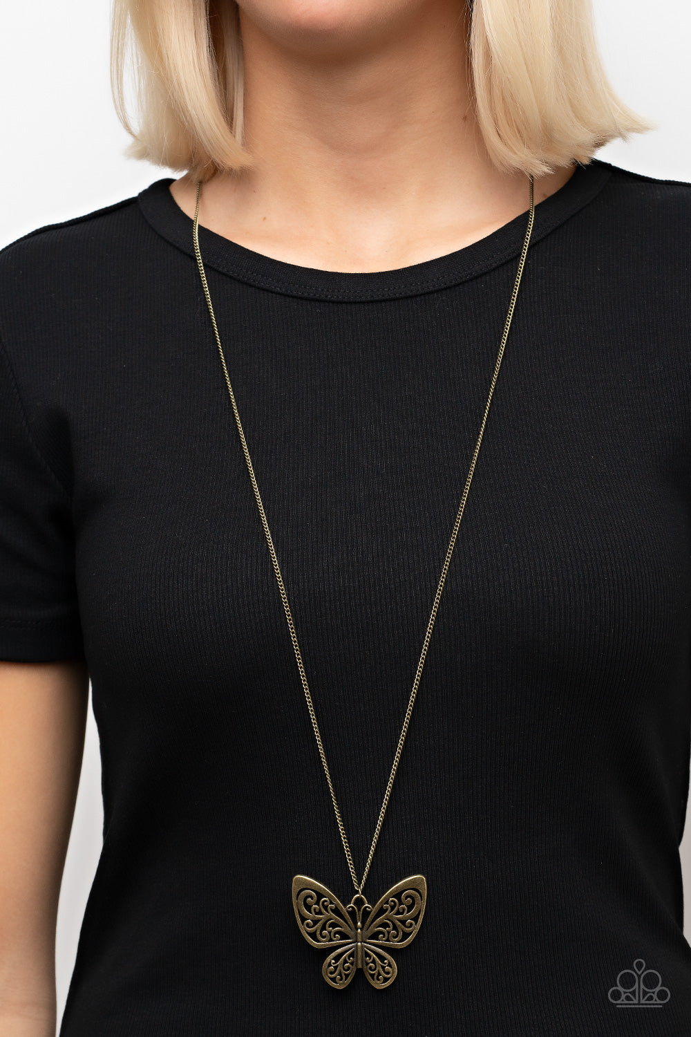 Butterfly Boutique - Brass - VJ Bedazzled Jewelry