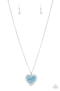 Heart Full of Luster - Blue - VJ Bedazzled Jewelry