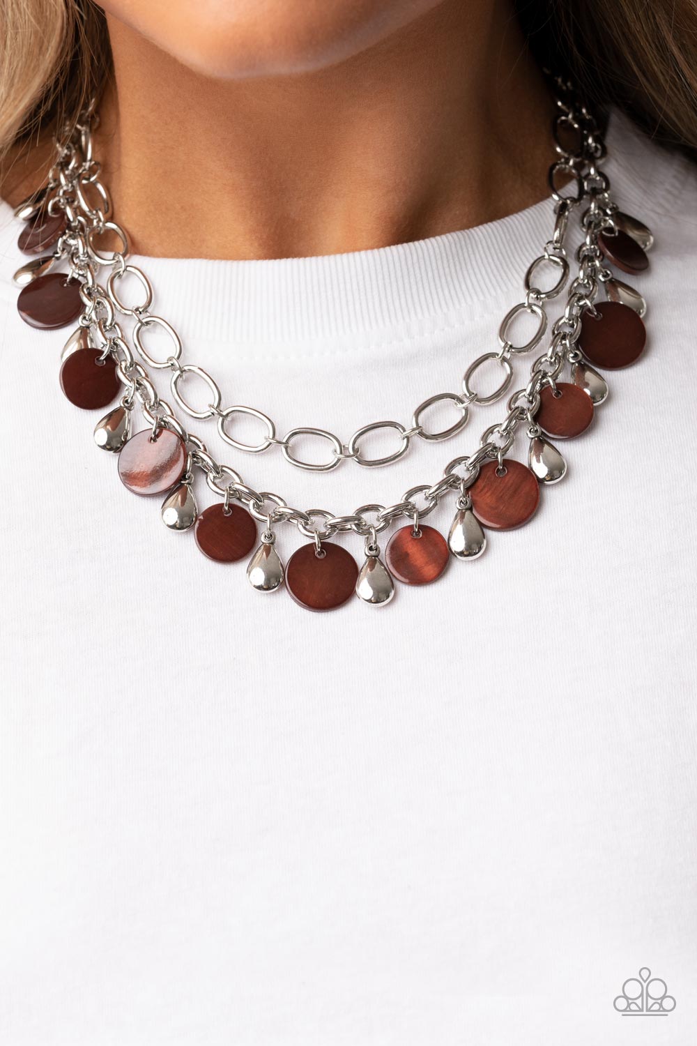 Beachfront Fabulous - Brown - VJ Bedazzled Jewelry