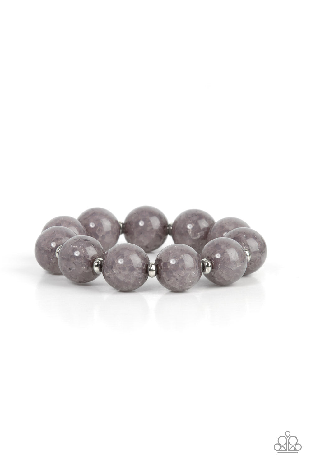 Arctic Affluence - Silver- Paparazzi Accessories - VJ Bedazzled Jewelry