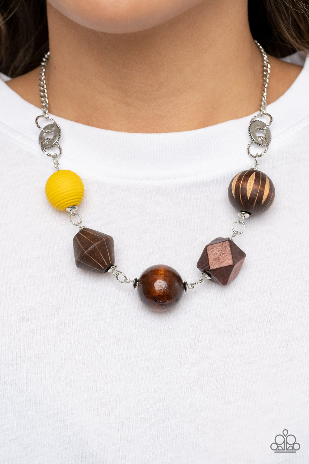 Eco Extravaganza - Yellow - Paparazzi Accessories - VJ Bedazzled Jewelry
