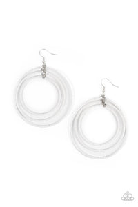 Colorfully Circulating - White - VJ Bedazzled Jewelry