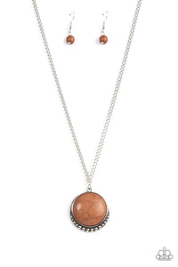 Mojave Moon - Brown - Paparazzi Accessories - VJ Bedazzled Jewelry