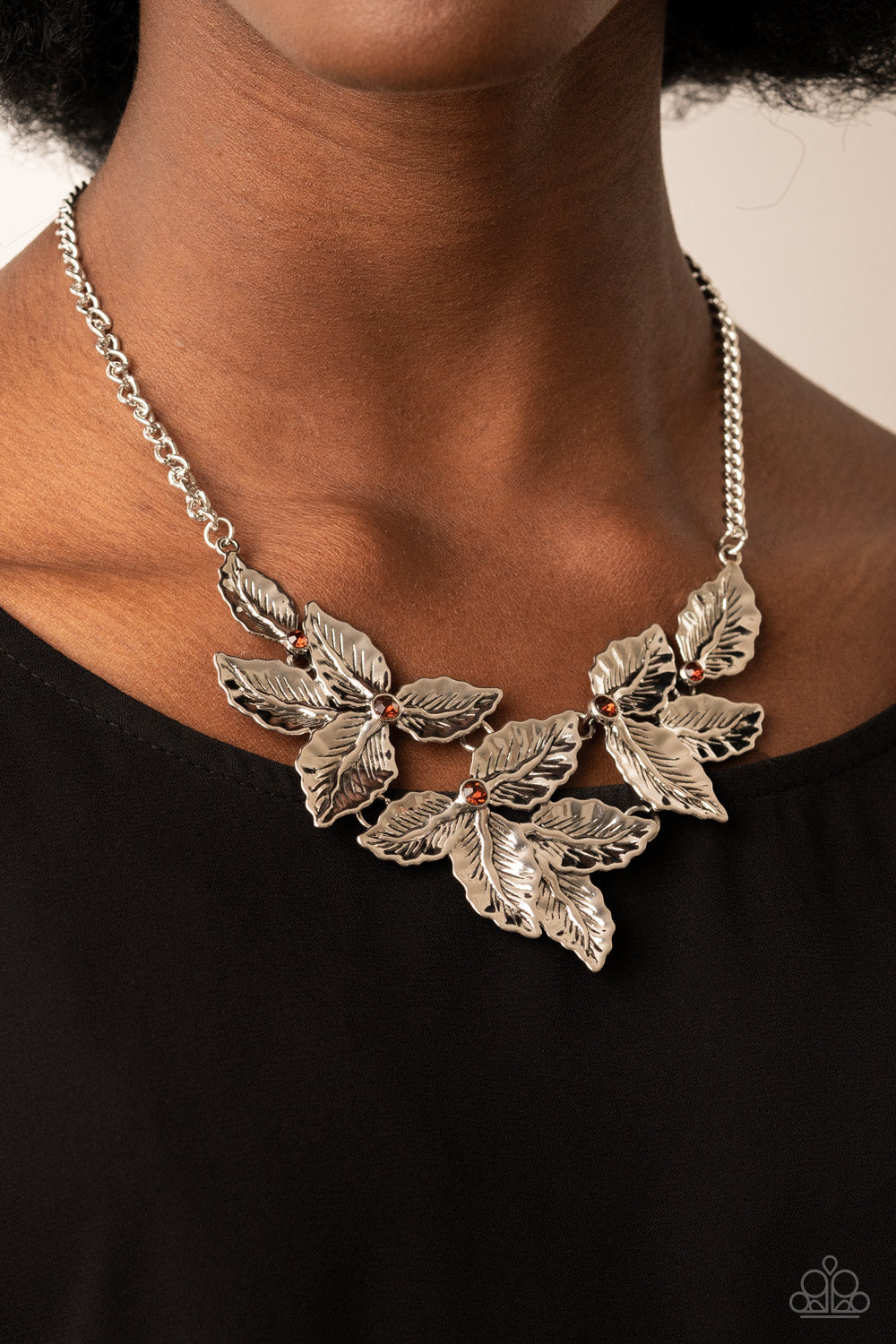 Holly Heiress - Brown - Paparazzi Accessories - VJ Bedazzled Jewelry