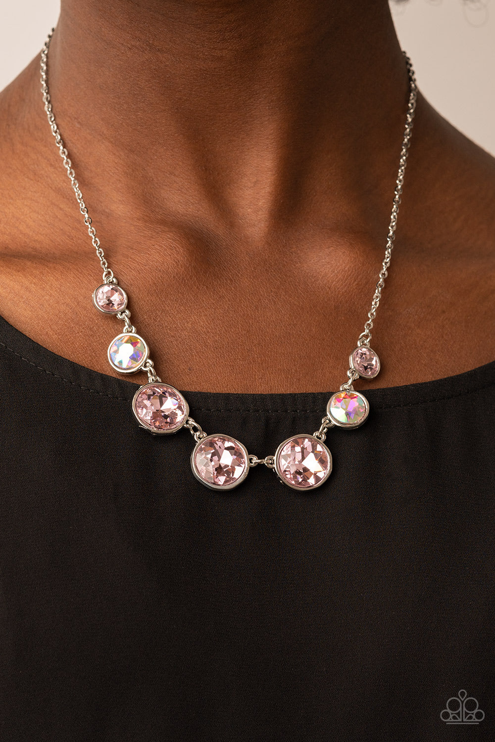 Pampered Powerhouse - Pink - VJ Bedazzled Jewelry