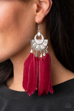 Load image into Gallery viewer, Plume Paradise - Red - VJ Bedazzled Jewelry
