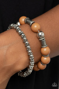 Walk This SWAY - Brown- Paparazzi Accessories - VJ Bedazzled Jewelry