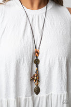 Load image into Gallery viewer, Knotted Keepsake - Orange - VJ Bedazzled Jewelry
