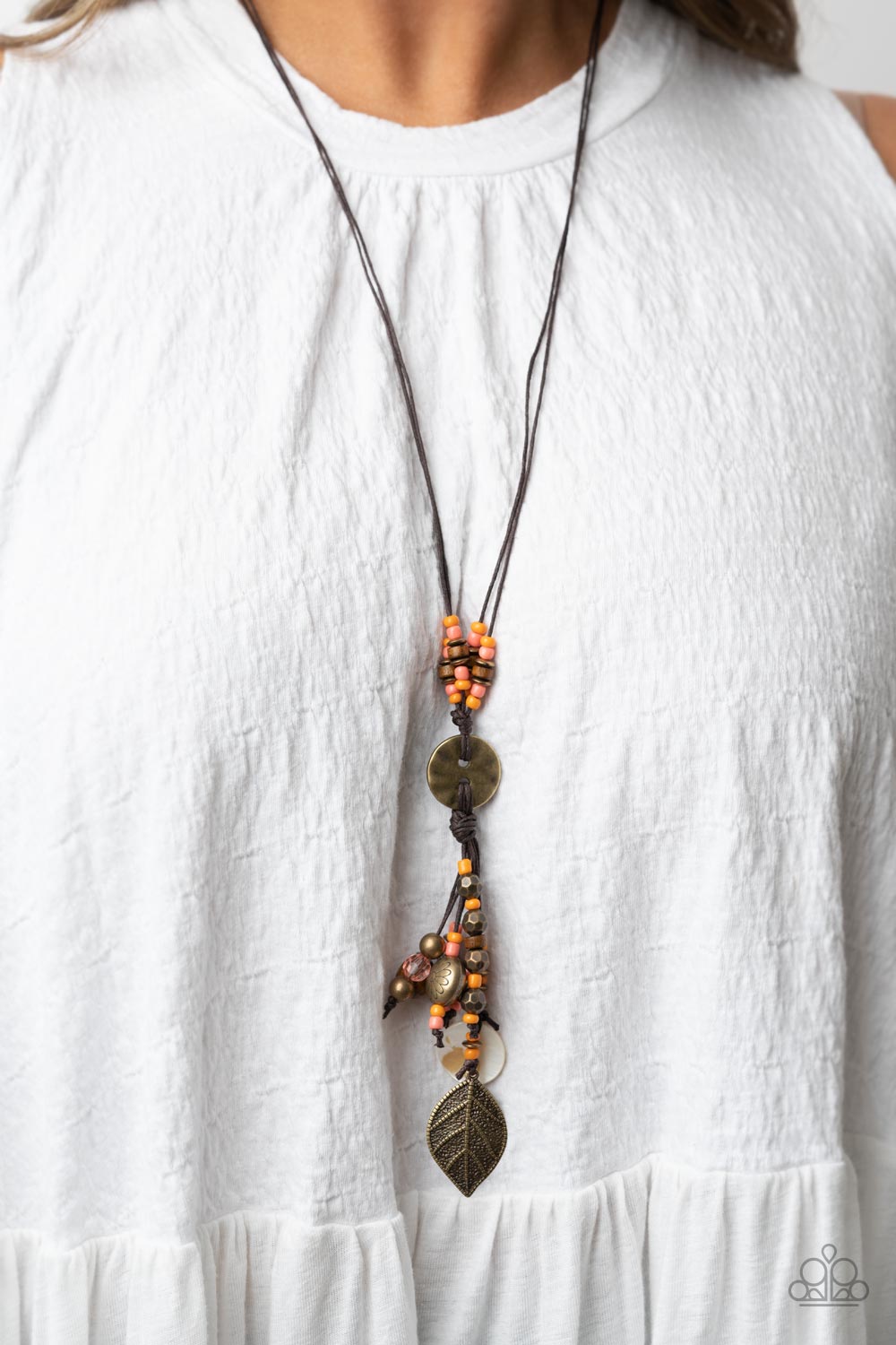 Knotted Keepsake - Orange - VJ Bedazzled Jewelry