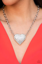 Load image into Gallery viewer, Heartbreakingly Blingy - White - VJ Bedazzled Jewelry
