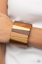 Load image into Gallery viewer, Bahama Boardwalk - Brown Paparazzi Accessories - VJ Bedazzled Jewelry

