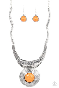 EMPRESS-ive Resume - Orange- Paparazzi Accessories - VJ Bedazzled Jewelry
