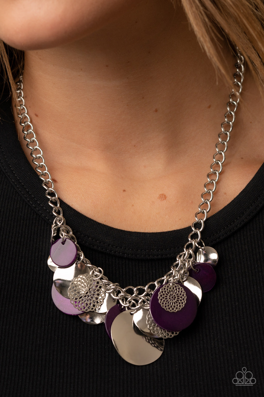 Oceanic Opera - Purple - VJ Bedazzled Jewelry