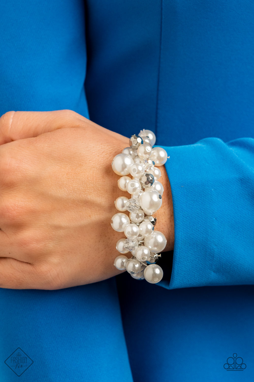 Elegantly Exaggerated - White - VJ Bedazzled Jewelry
