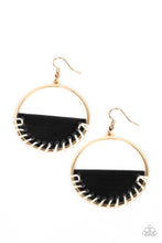 Load image into Gallery viewer, Lavishly Laid Back - Black - Paparazzi Accessories - VJ Bedazzled Jewelry
