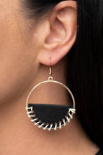 Load image into Gallery viewer, Lavishly Laid Back - Black - Paparazzi Accessories - VJ Bedazzled Jewelry
