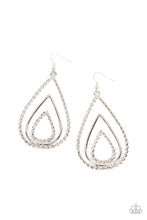 Load image into Gallery viewer, Tastefully Twisty - Silver - Paparazzi Accessories - VJ Bedazzled Jewelry
