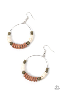 Earthy Esteem - Brown- Paparazzi Accessories - VJ Bedazzled Jewelry