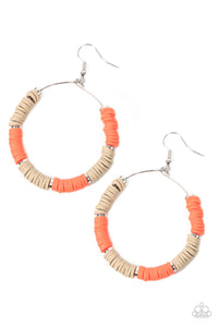 Skillfully Stacked - Orange - Paparazzi Accessories - VJ Bedazzled Jewelry