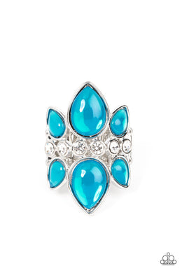 TRIO Tinto - Blue- Paparazzi Accessories - VJ Bedazzled Jewelry