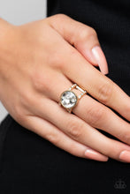 Load image into Gallery viewer, High Roller Sparkle - Gold - VJ Bedazzled Jewelry
