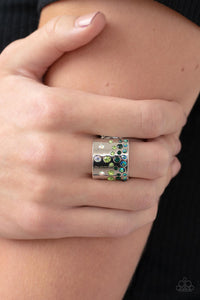 Sizzling Sultry - Green- Paparazzi Accessories - VJ Bedazzled Jewelry
