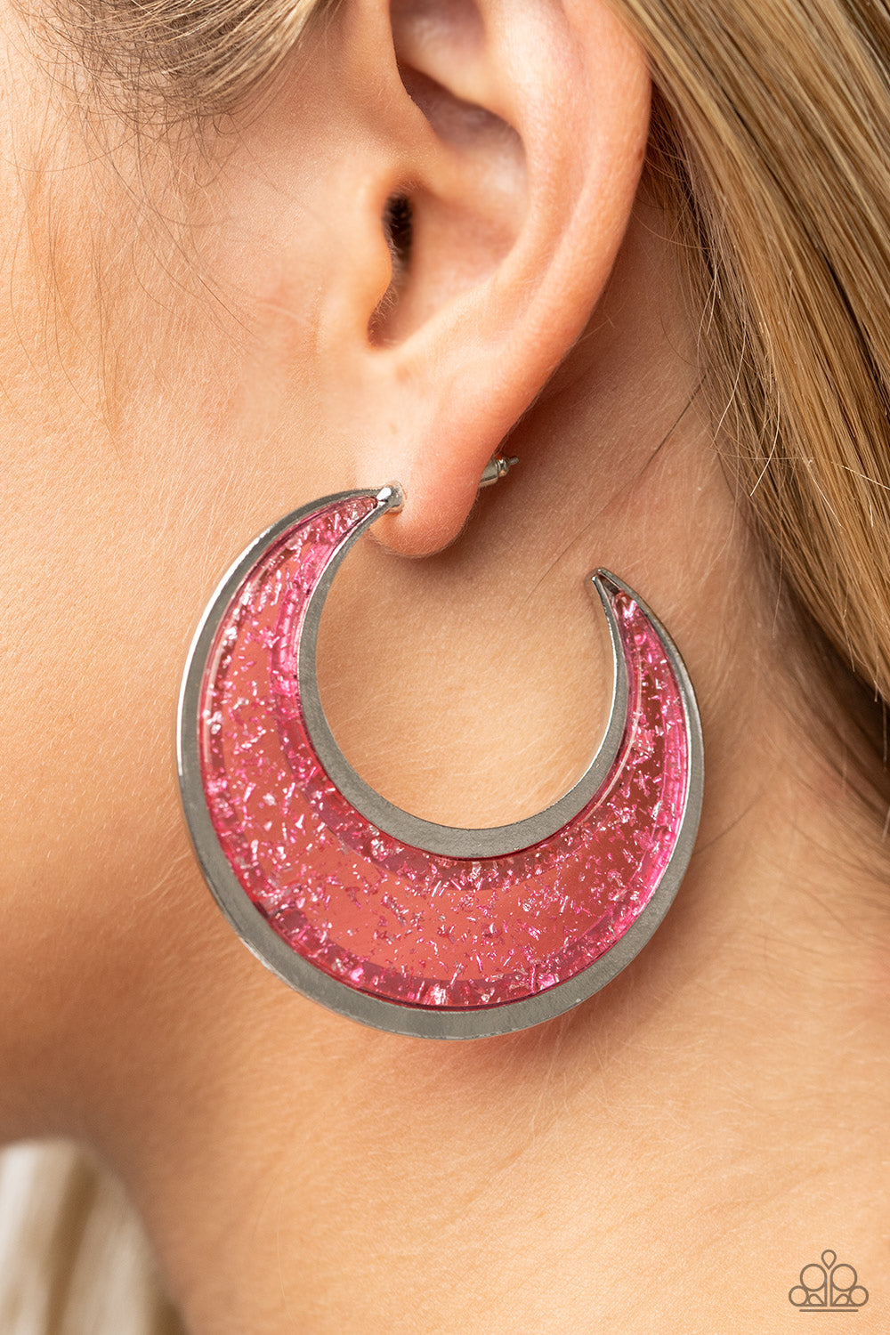 Charismatically Curvy - Pink - VJ Bedazzled Jewelry