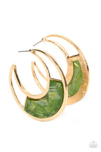 Load image into Gallery viewer, Contemporary Curves - Green - VJ Bedazzled Jewelry
