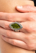 Load image into Gallery viewer, Let Me Take a REIGN Check - Green Paparazzi Accessories - VJ Bedazzled Jewelry
