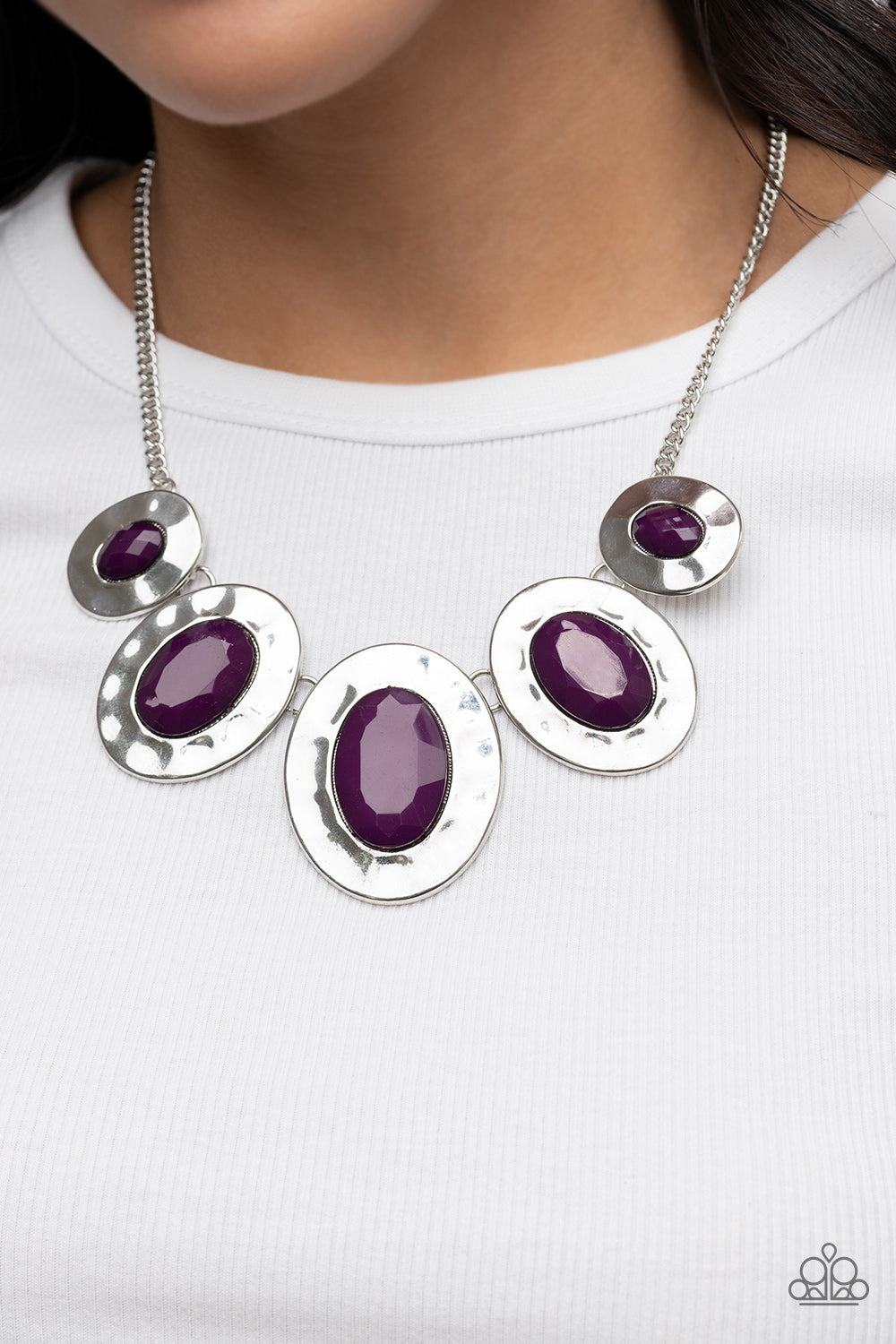 Rivera Rendezvous - Purple - Paparazzi Accessories - VJ Bedazzled Jewelry