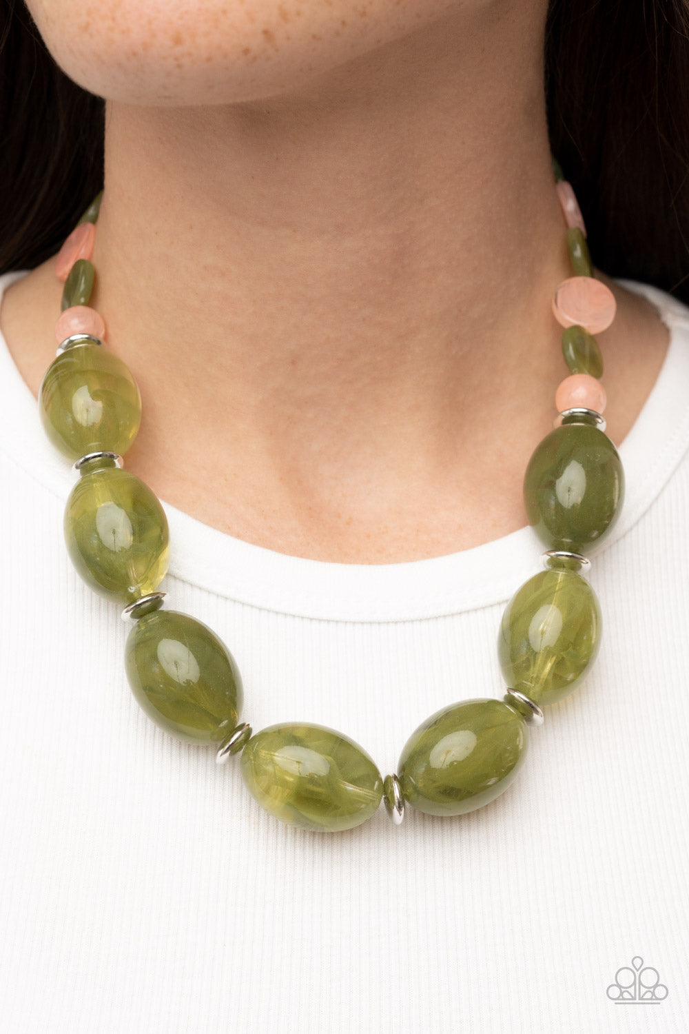 Belle of the Beach - Green Paparazzi Accessories - VJ Bedazzled Jewelry
