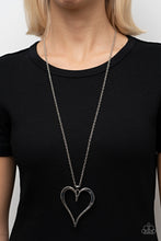 Load image into Gallery viewer, Hopelessly In Love - Silver- Paparazzi Accessories - VJ Bedazzled Jewelry

