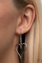 Load image into Gallery viewer, Hopelessly In Love - Silver- Paparazzi Accessories - VJ Bedazzled Jewelry
