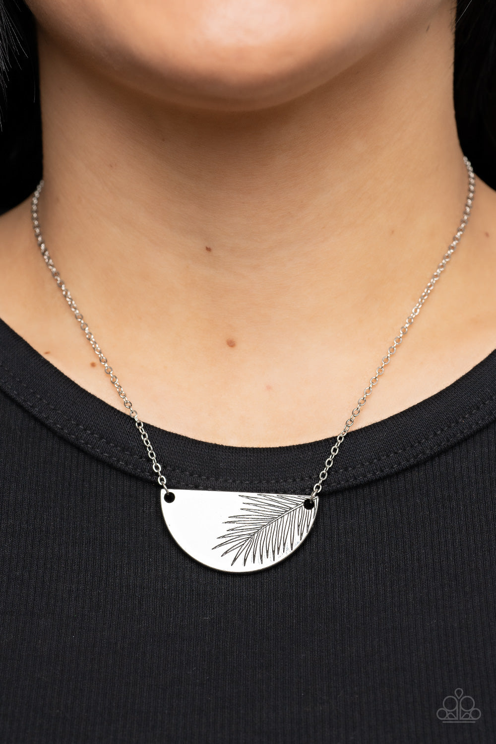 Cool, PALM, and Collected - Silver - VJ Bedazzled Jewelry