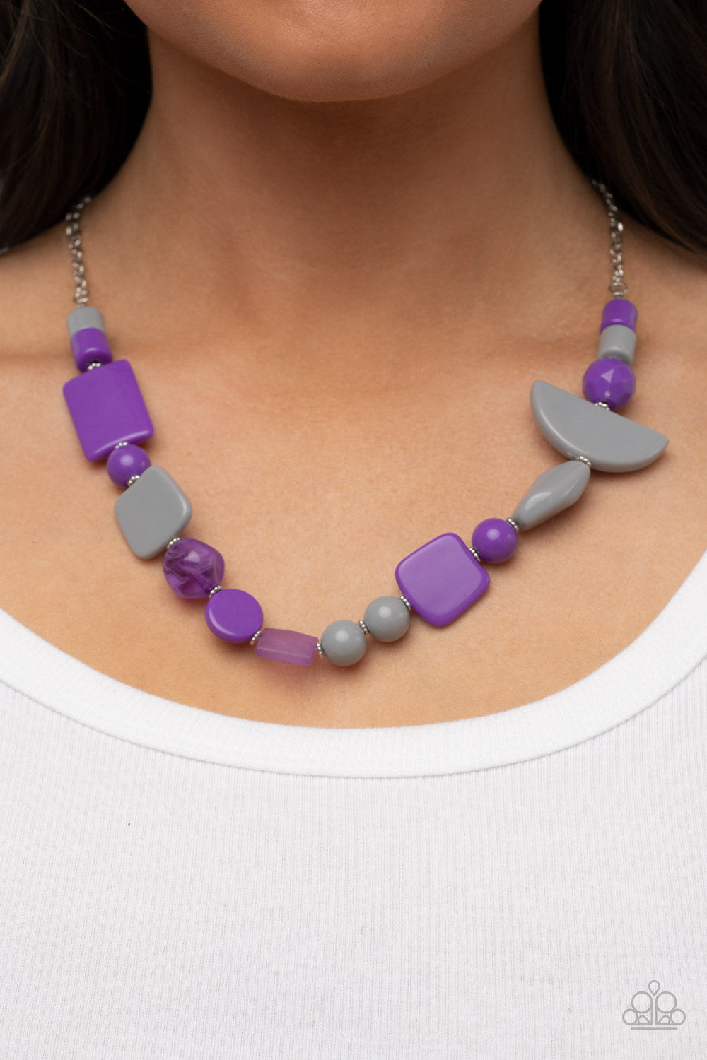 Tranquil Trendsetter - Purple - VJ Bedazzled Jewelry