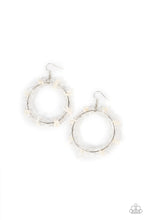 Load image into Gallery viewer, Ocean Surf - White Paparazzi Accessories - VJ Bedazzled Jewelry

