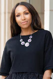 Raw Charisma - Purple Necklace - Paparazzi Accessories - VJ Bedazzled Jewelry