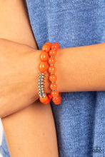 Load image into Gallery viewer, La Vida Vacation - Orange Paparazzi Accessories - VJ Bedazzled Jewelry
