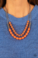 Load image into Gallery viewer, Venetian Voyage - Orange Paparazzi Accessories - VJ Bedazzled Jewelry
