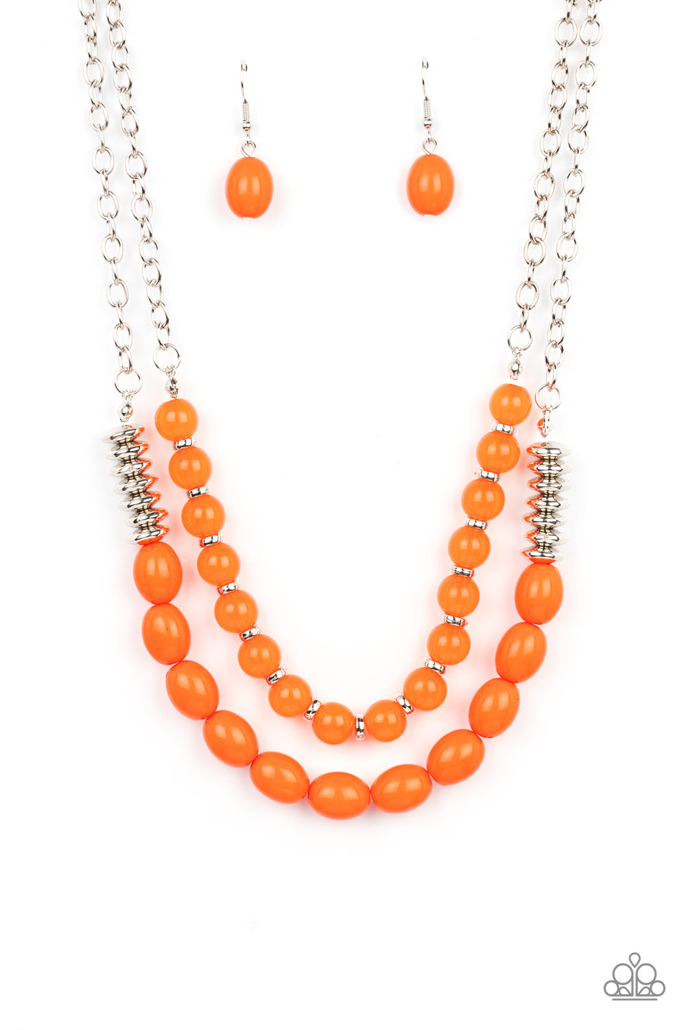 Venetian Voyage - Orange Paparazzi Accessories - VJ Bedazzled Jewelry