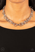 Load image into Gallery viewer, Tough Crowd - Silver- Paparazzi Accessories - VJ Bedazzled Jewelry
