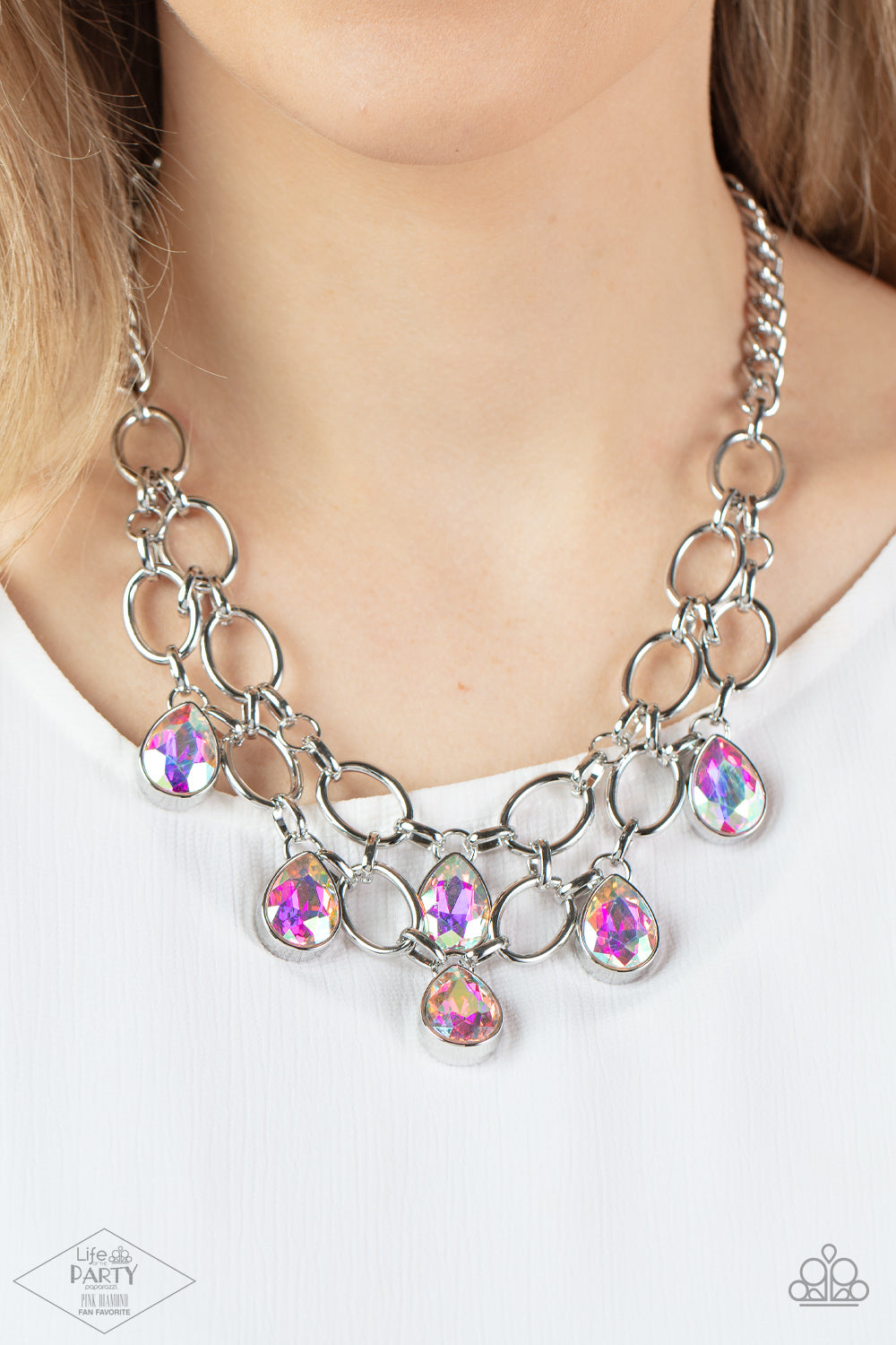 Show-Stopping Shimmer - Multi- Paparazzi Accessories - VJ Bedazzled Jewelry