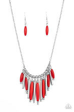 Load image into Gallery viewer, Bohemian Breeze - Red Paparazzi Accessories - VJ Bedazzled Jewelry
