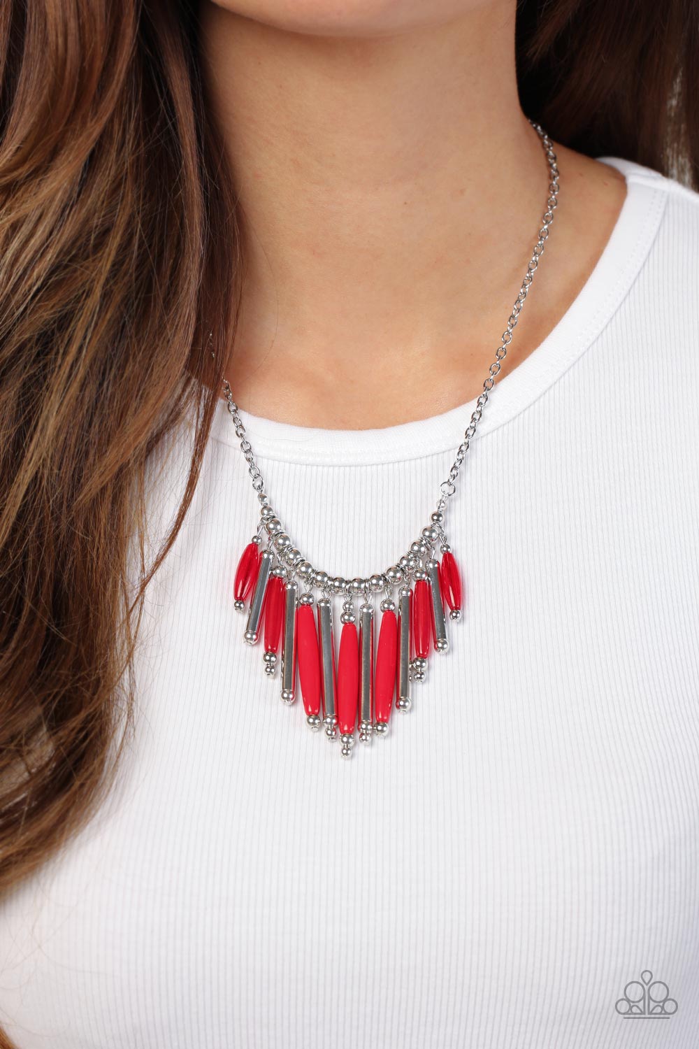 Bohemian Breeze - Red Paparazzi Accessories - VJ Bedazzled Jewelry