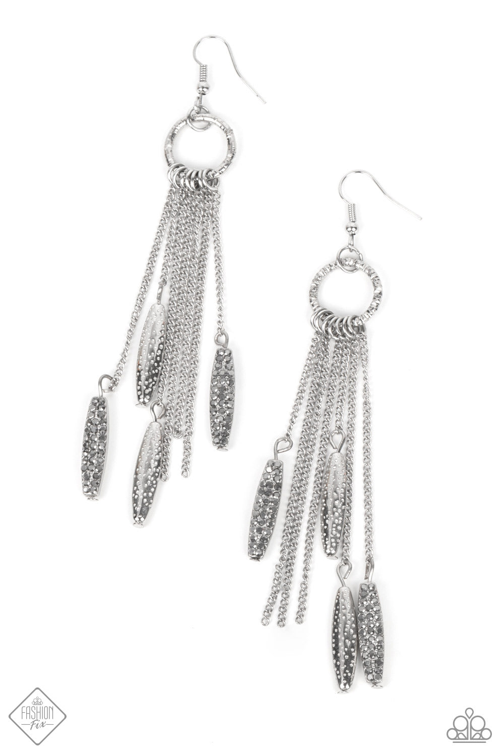 Thrifty Tassel - Silver - VJ Bedazzled Jewelry