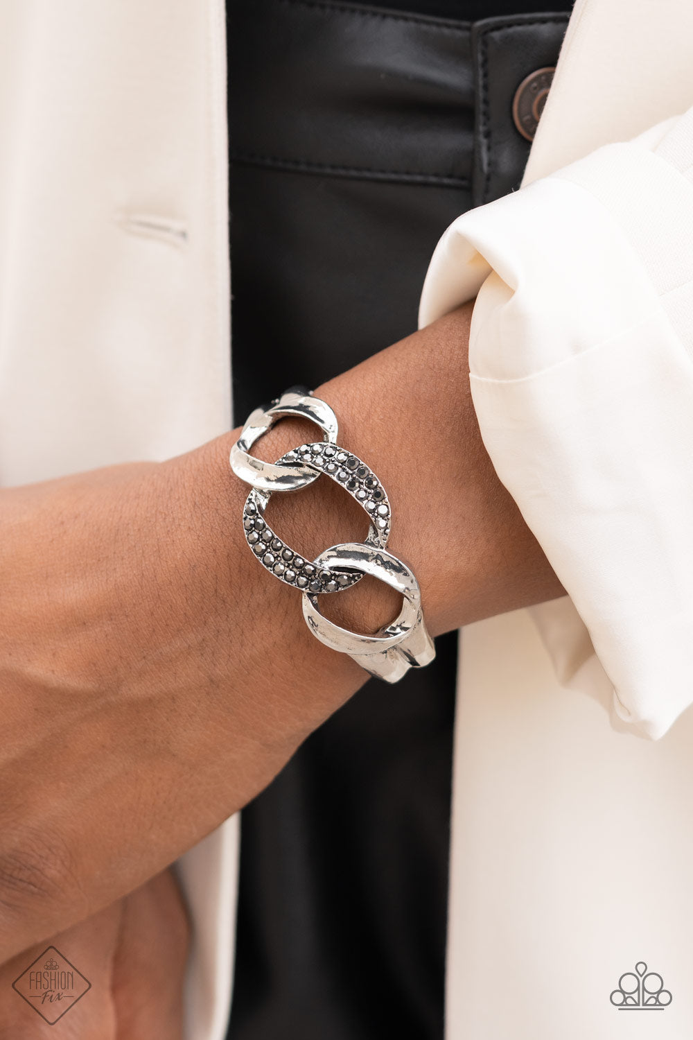 BOMBSHELL Squad - Silver - VJ Bedazzled Jewelry