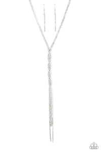 Impressively Icy - White - VJ Bedazzled Jewelry